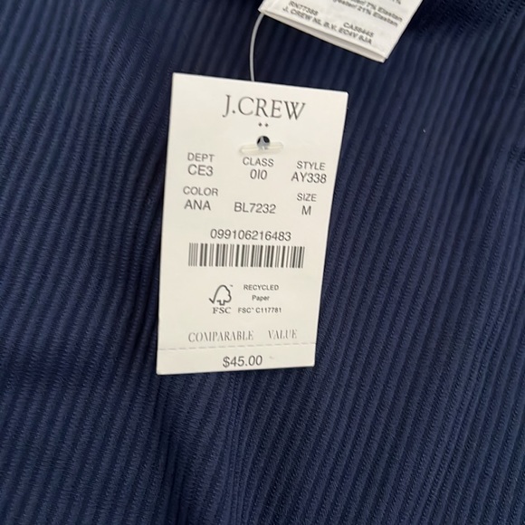 NWT J Crew High Waited Bathing Suit - Picture 3 of 7